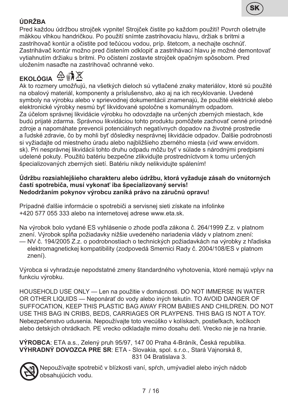 ETA Henry 2v1 User Manual | Page 7 / 20