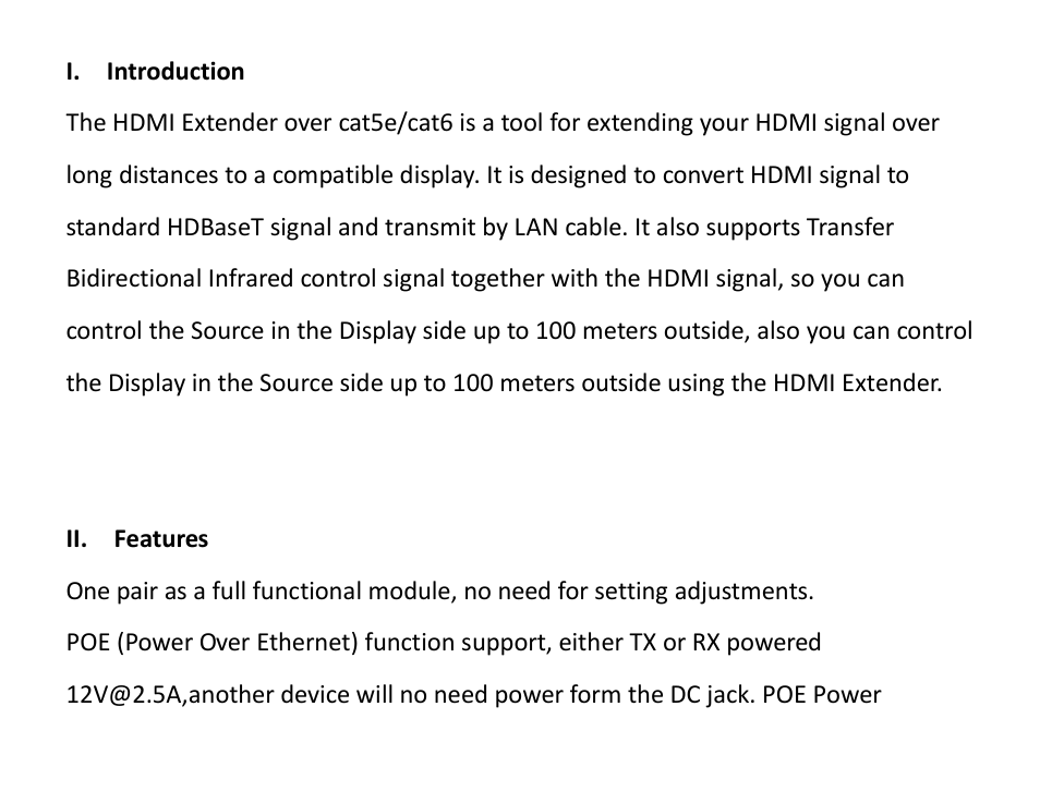 Ethereal CS-HDBTPOE-100 User Manual | Page 2 / 9