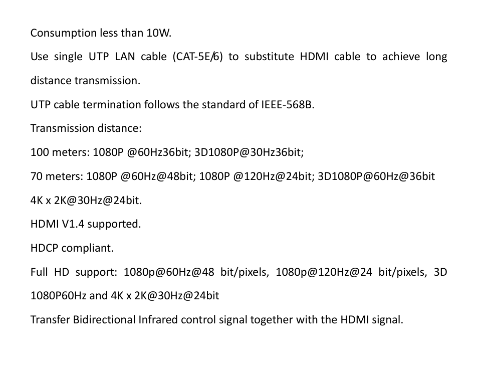 Ethereal CS-HDBTPOE-100 User Manual | Page 3 / 9