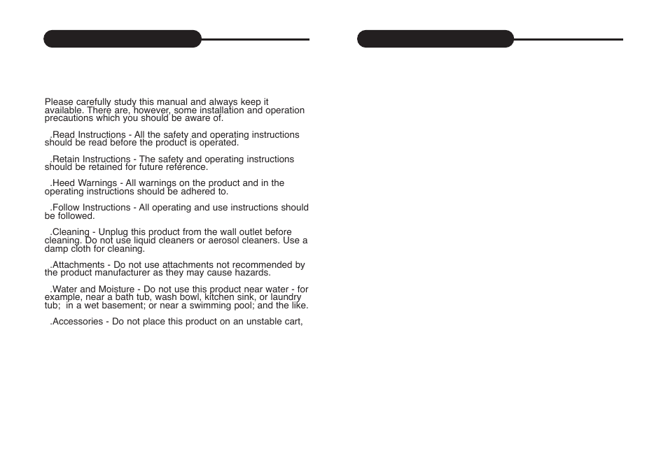 Safety information | Curtis DVD8007C User Manual | Page 3 / 28