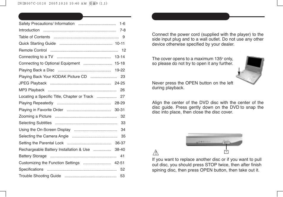 Curtis DVD8007C User Manual | Page 6 / 28