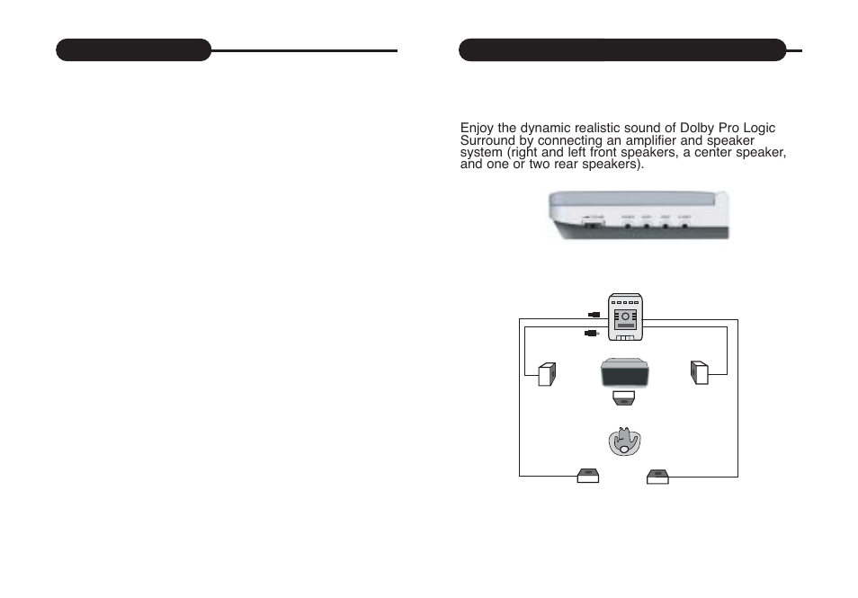 Connecting to optional equipment | Curtis DVD8007C User Manual | Page 9 / 28