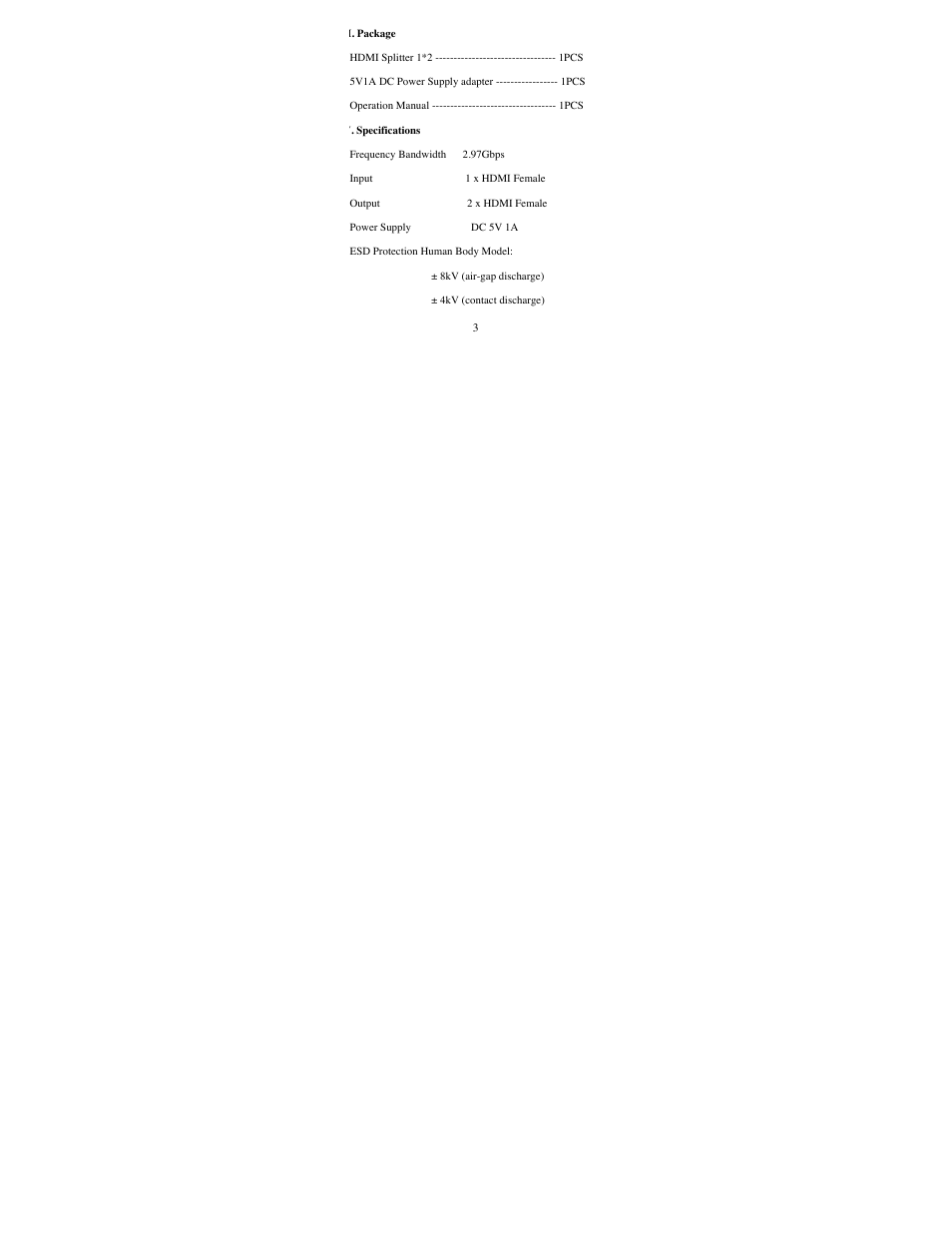 Ethereal CS-1X2HDMSPL User Manual | Page 4 / 8