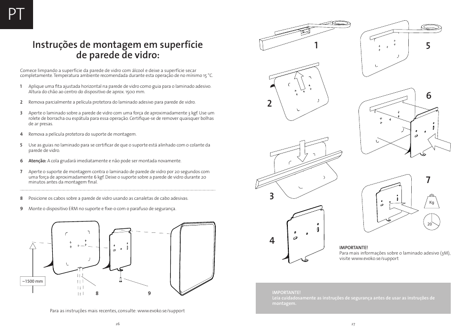 Evoko Room Manager Mounting Instructions User Manual | Page 14 / 17