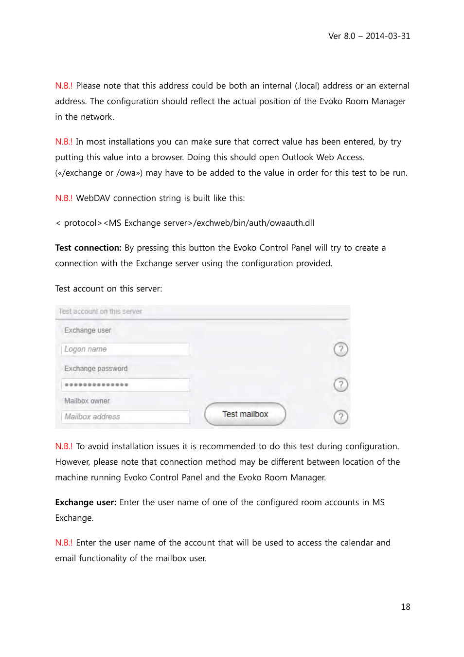Evoko Room Manager System Administrators Guide User Manual | Page 18 / 75
