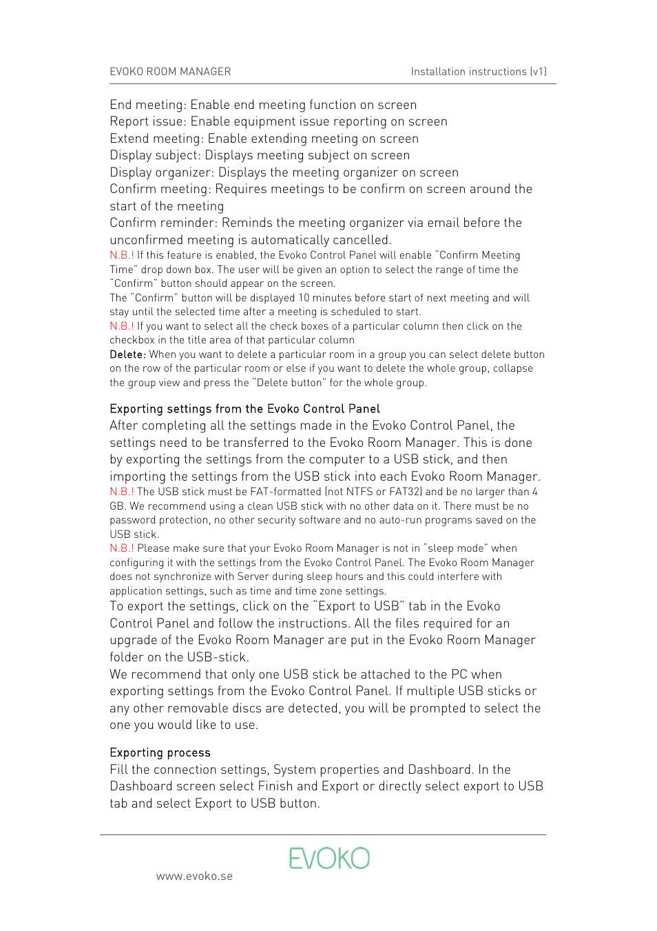 Evoko Room Manager Setup IBM Domino (v1) User Manual | Page 14 / 16
