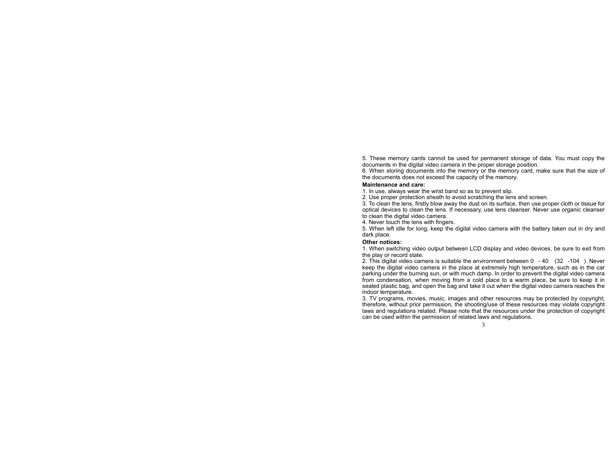 Curtis VR245 User Manual | Page 4 / 25