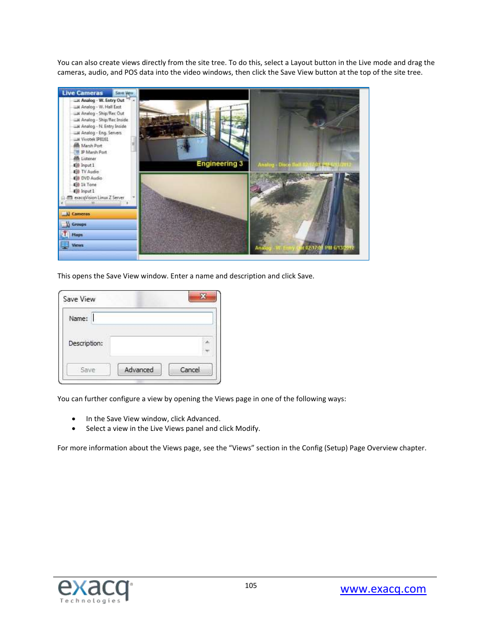 Exacq exacqVision Pro User Manual User Manual | Page 105 / 134
