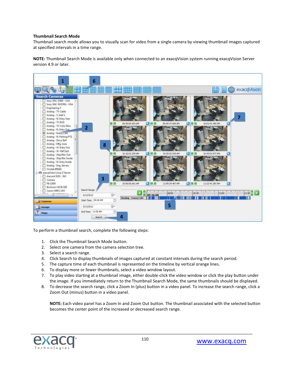 Exacq exacqVision Pro User Manual User Manual | Page 110 / 134