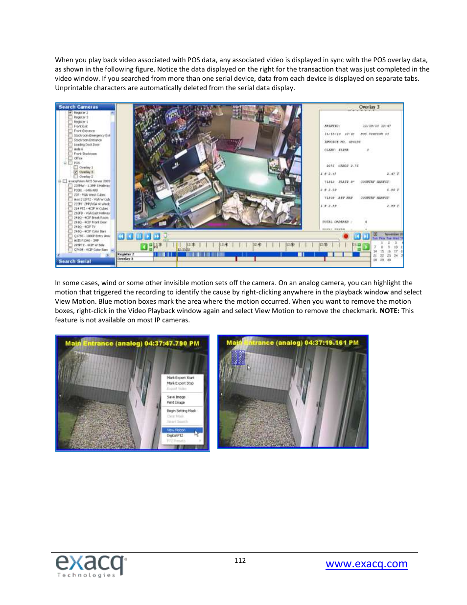 Exacq exacqVision Pro User Manual User Manual | Page 112 / 134
