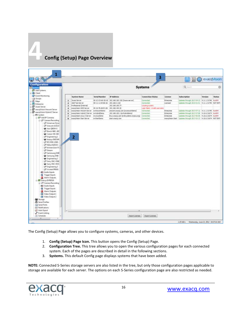 Exacq exacqVision Pro User Manual User Manual | Page 16 / 134