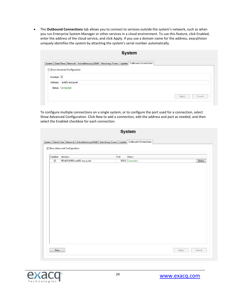 Exacq exacqVision Pro User Manual User Manual | Page 24 / 134