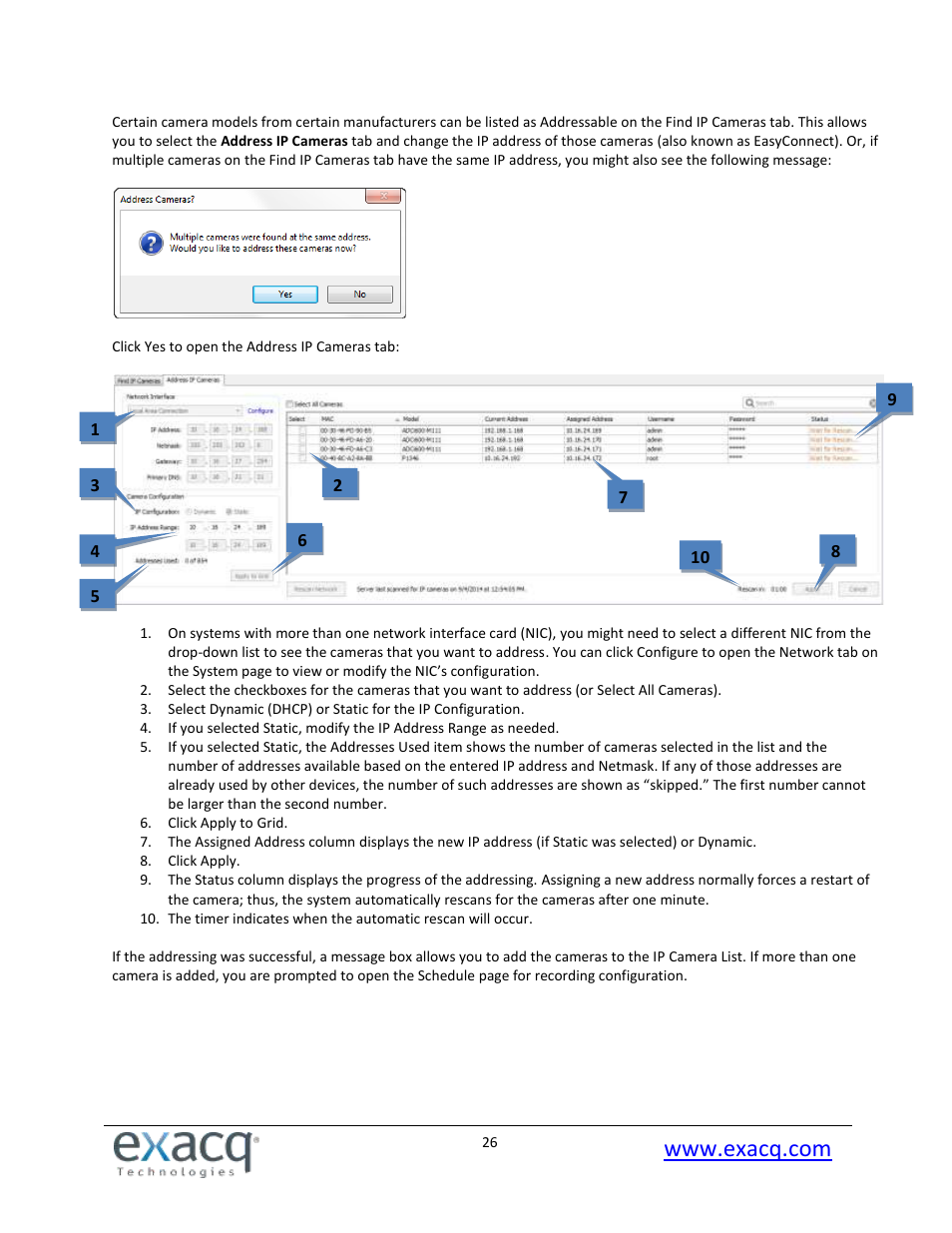 Exacq exacqVision Pro User Manual User Manual | Page 26 / 134