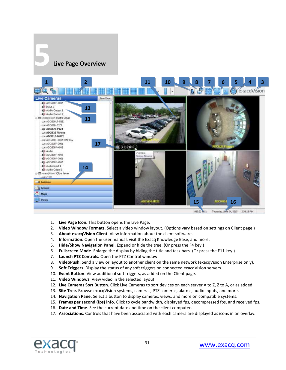 Exacq exacqVision Pro User Manual User Manual | Page 91 / 134