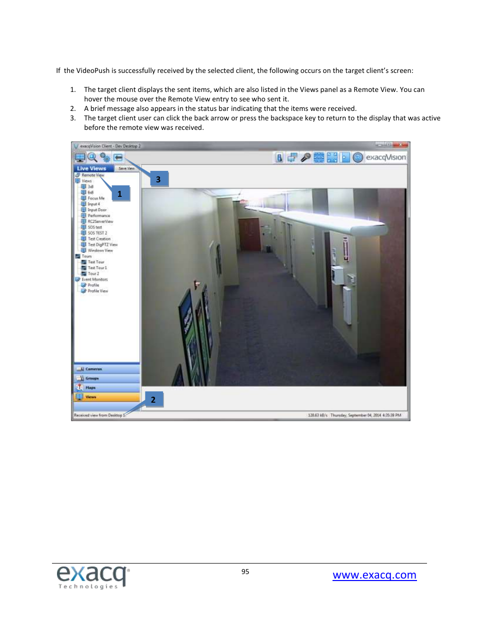 Exacq exacqVision Pro User Manual User Manual | Page 95 / 134