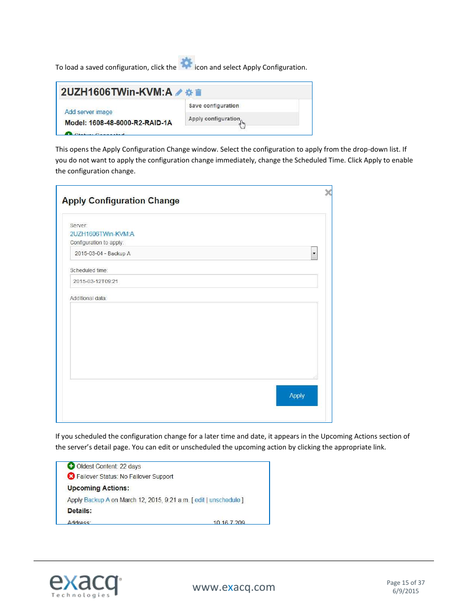 Exacq Enterprise System Manager User Manual User Manual | Page 15 / 37