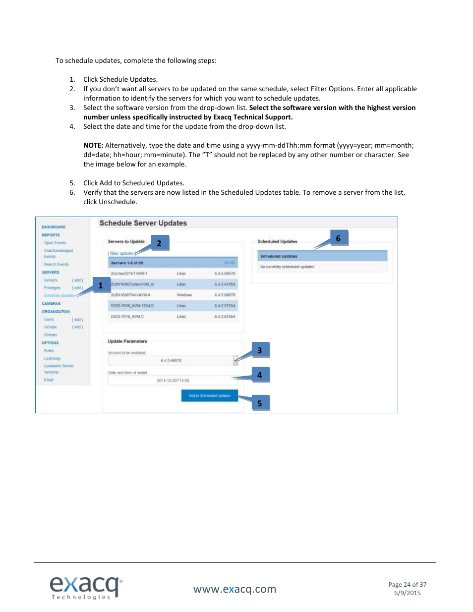 Exacq Enterprise System Manager User Manual User Manual | Page 24 / 37