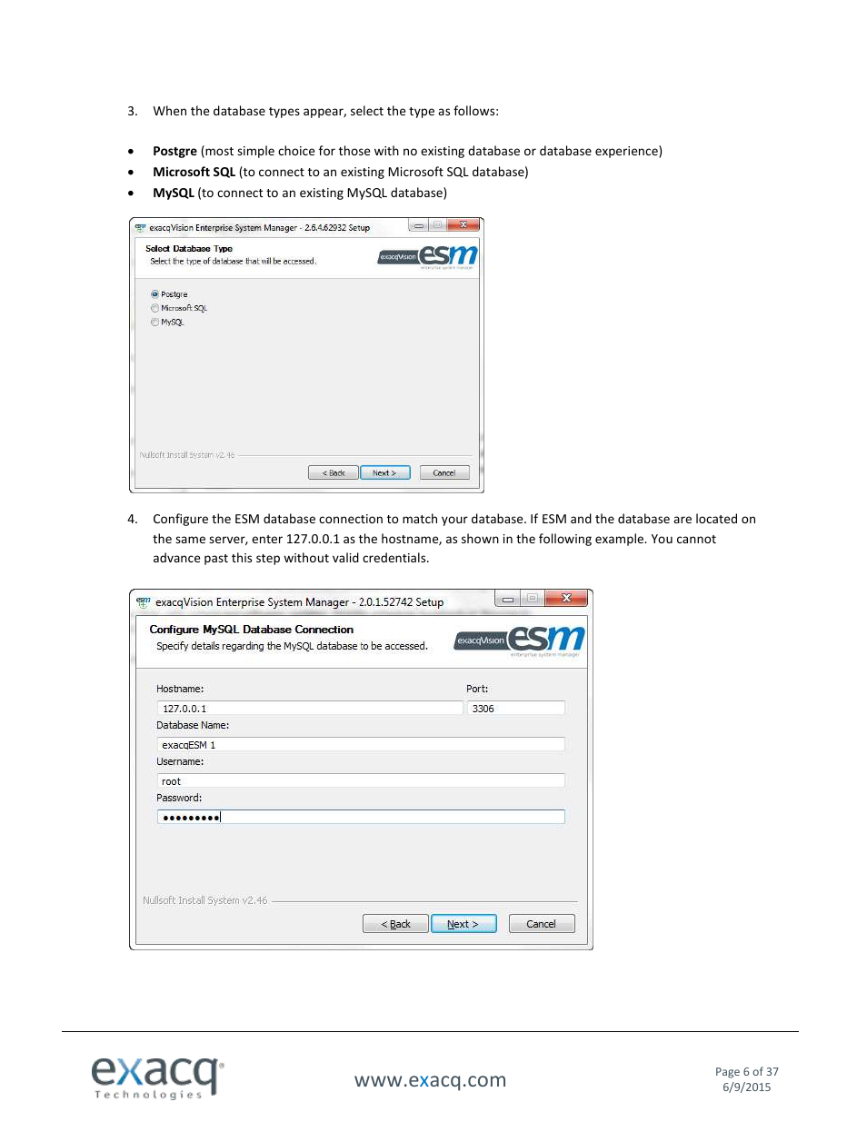 Exacq Enterprise System Manager User Manual User Manual | Page 6 / 37