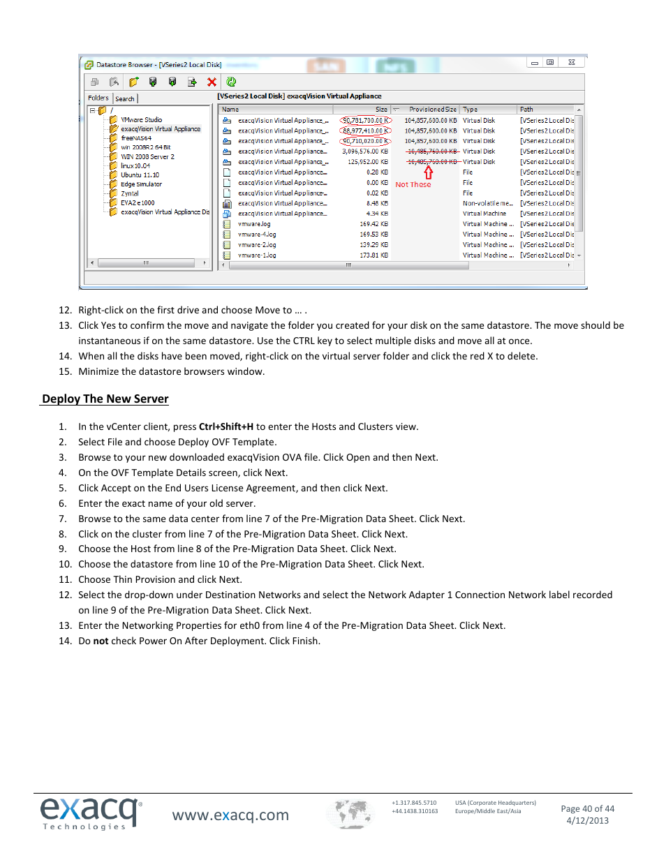 Exacq exacqVision Virtual User Manual User Manual | Page 40 / 44