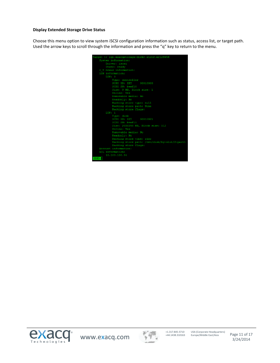 Exacq exacqVision S-Series User Manual User Manual | Page 11 / 17
