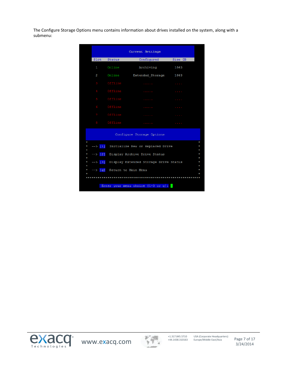Exacq exacqVision S-Series User Manual User Manual | Page 7 / 17