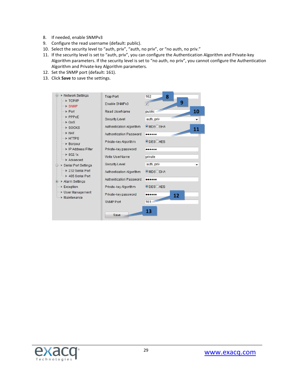 Exacq exacqVision E-Series User Manual User Manual | Page 29 / 69