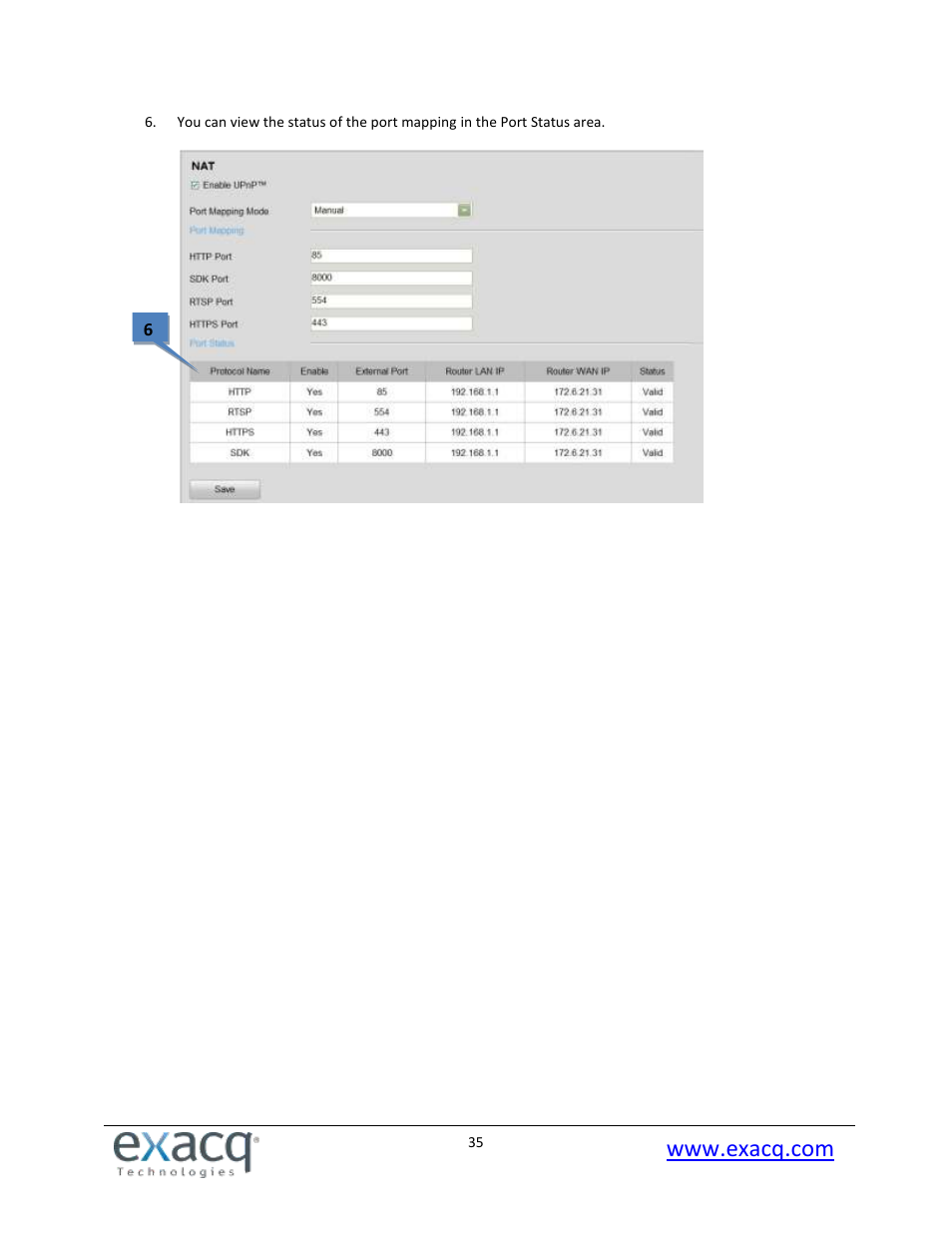Exacq exacqVision E-Series User Manual User Manual | Page 35 / 69