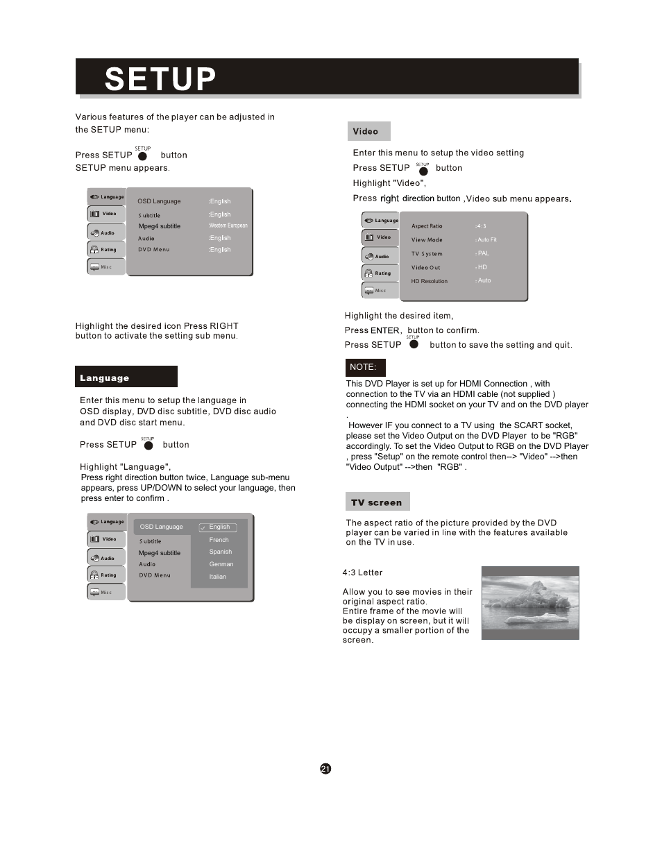 Curtis DV1096HDUK User Manual | Page 25 / 29