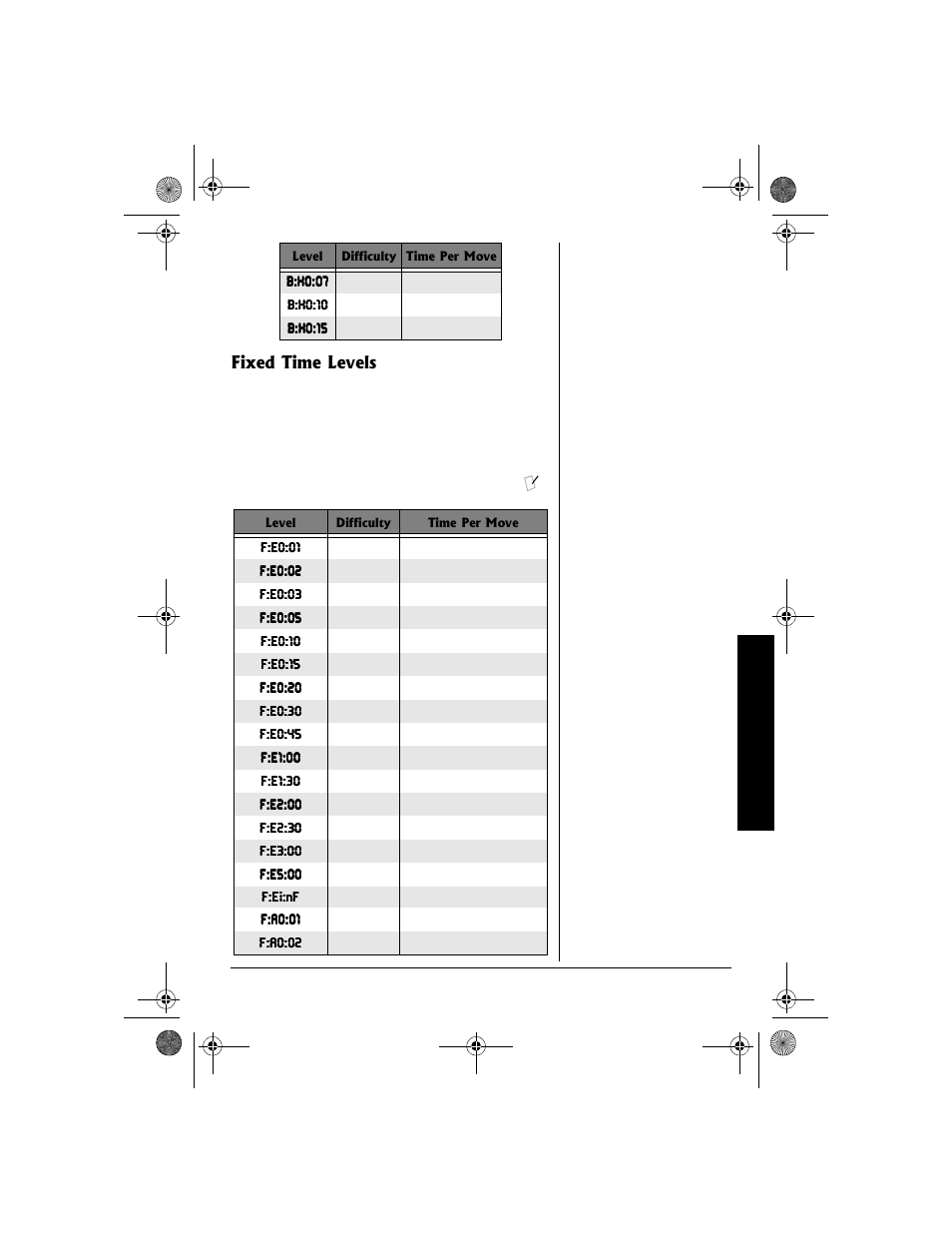 EXCALIBUR 410-V Talking E-Chess User Manual | Page 13 / 28