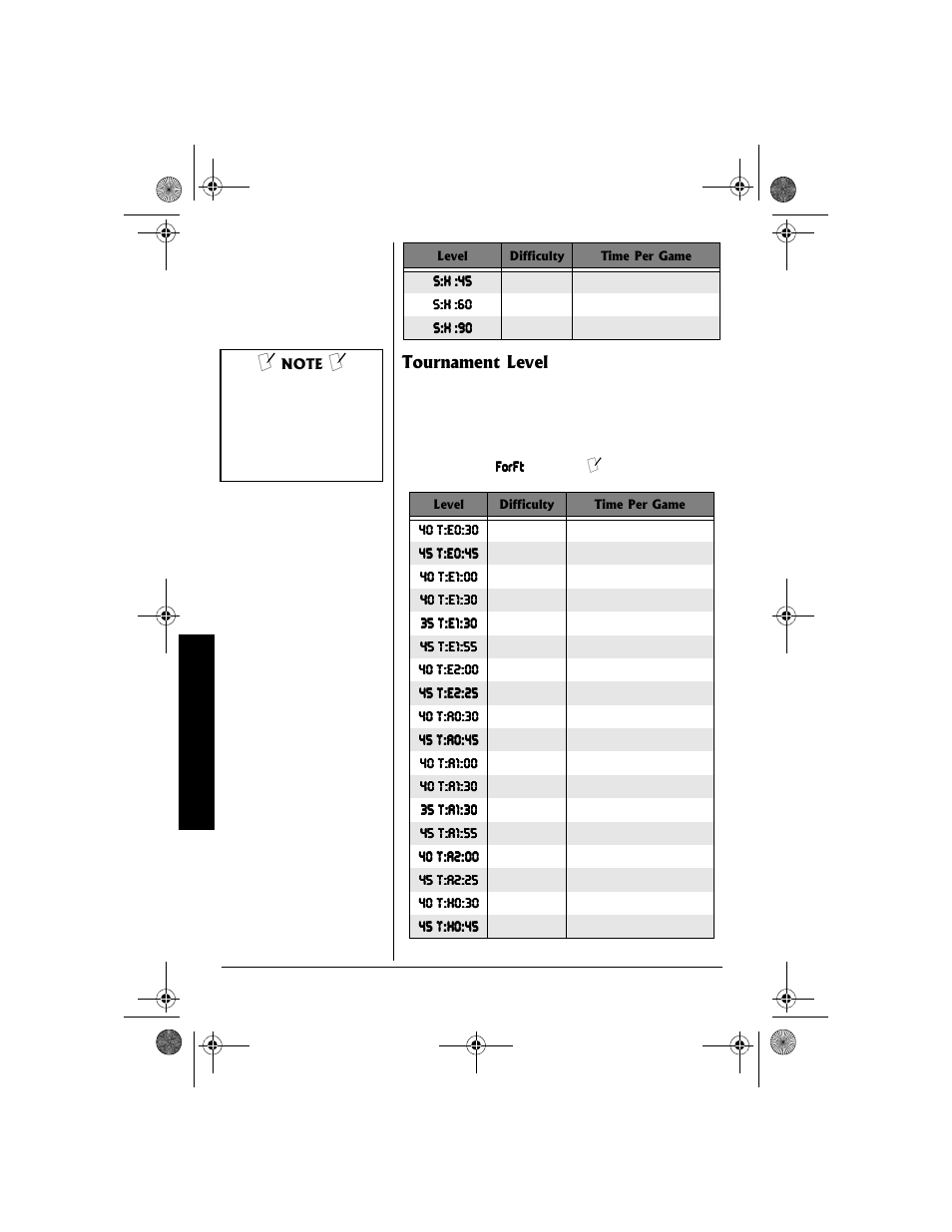 EXCALIBUR 410-V Talking E-Chess User Manual | Page 16 / 28