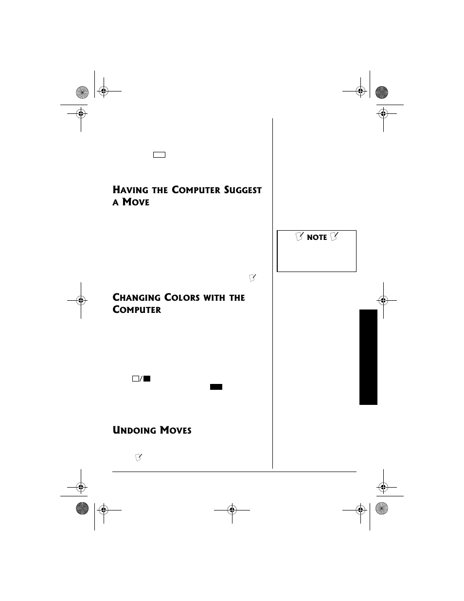 EXCALIBUR 410-V Talking E-Chess User Manual | Page 9 / 28