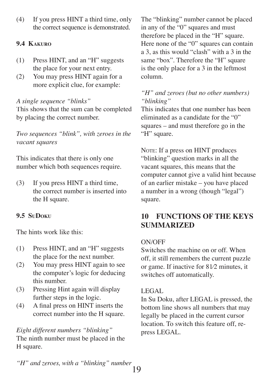 EXCALIBUR E108 Einstein Brain Station User Manual | Page 19 / 24