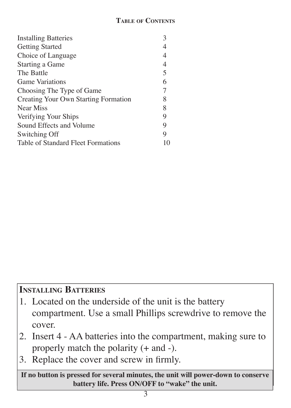 EXCALIBUR 361 Sea Master User Manual | Page 3 / 16