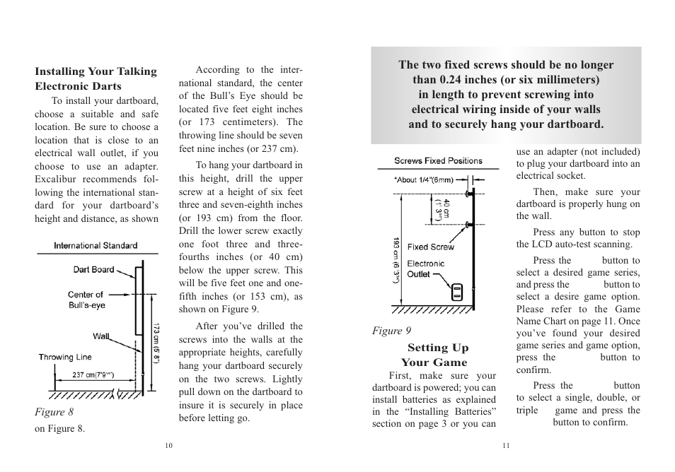 How to use | EXCALIBUR PL13-2 Talking Electronic Dartboard User Manual | Page 6 / 15