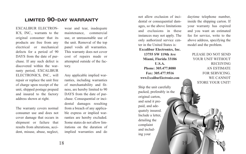 EXCALIBUR 9013 Forever Flashlight 7-in-1 Survivor Tool User Manual | Page 10 / 11