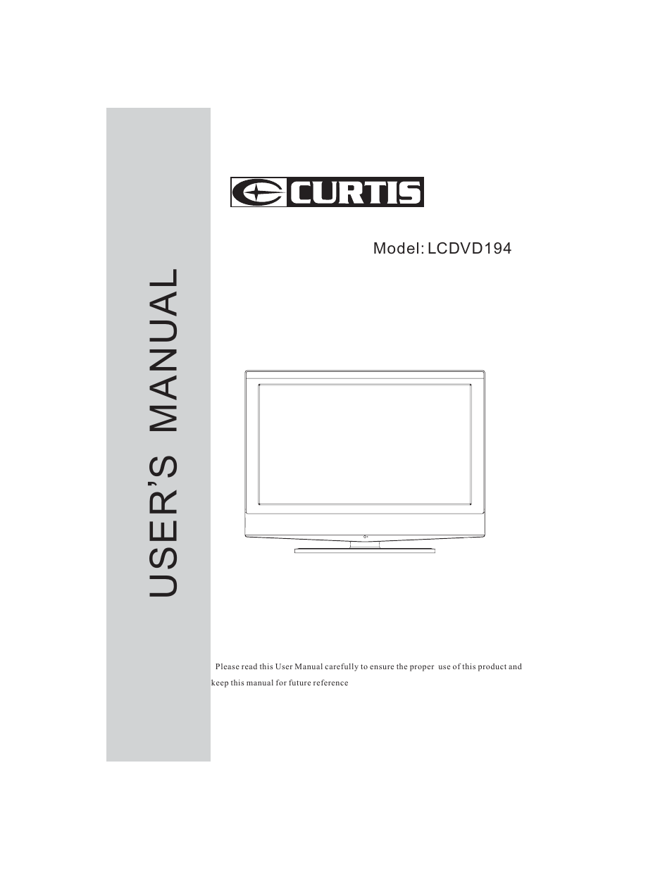 Curtis LCDVD194 User Manual | 37 pages