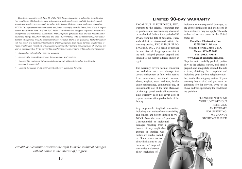 EXCALIBUR 453K Executive Touch Sudoku User Manual | Page 6 / 7