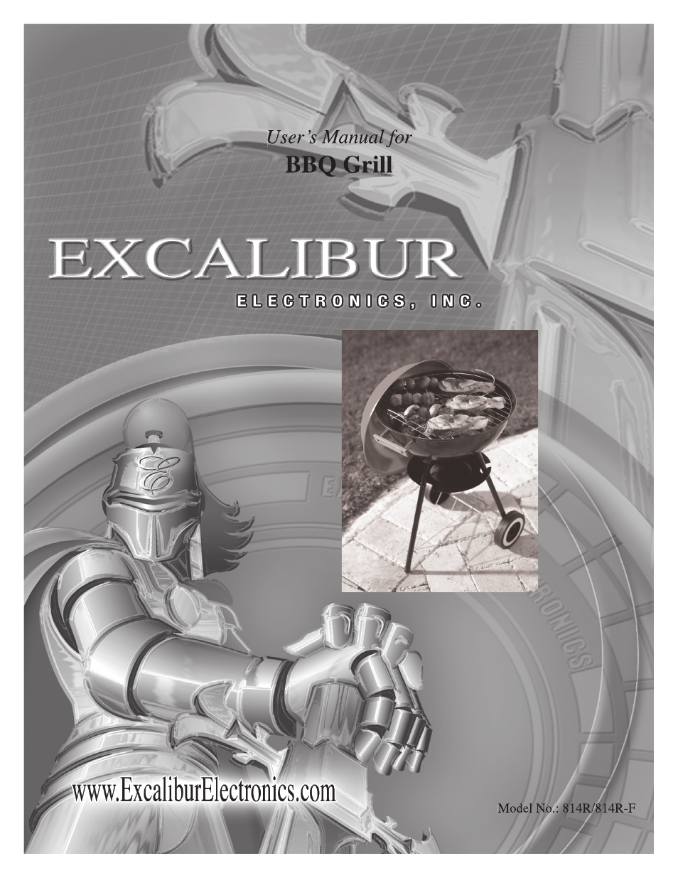 EXCALIBUR 814R BBQ Grill User Manual | 3 pages