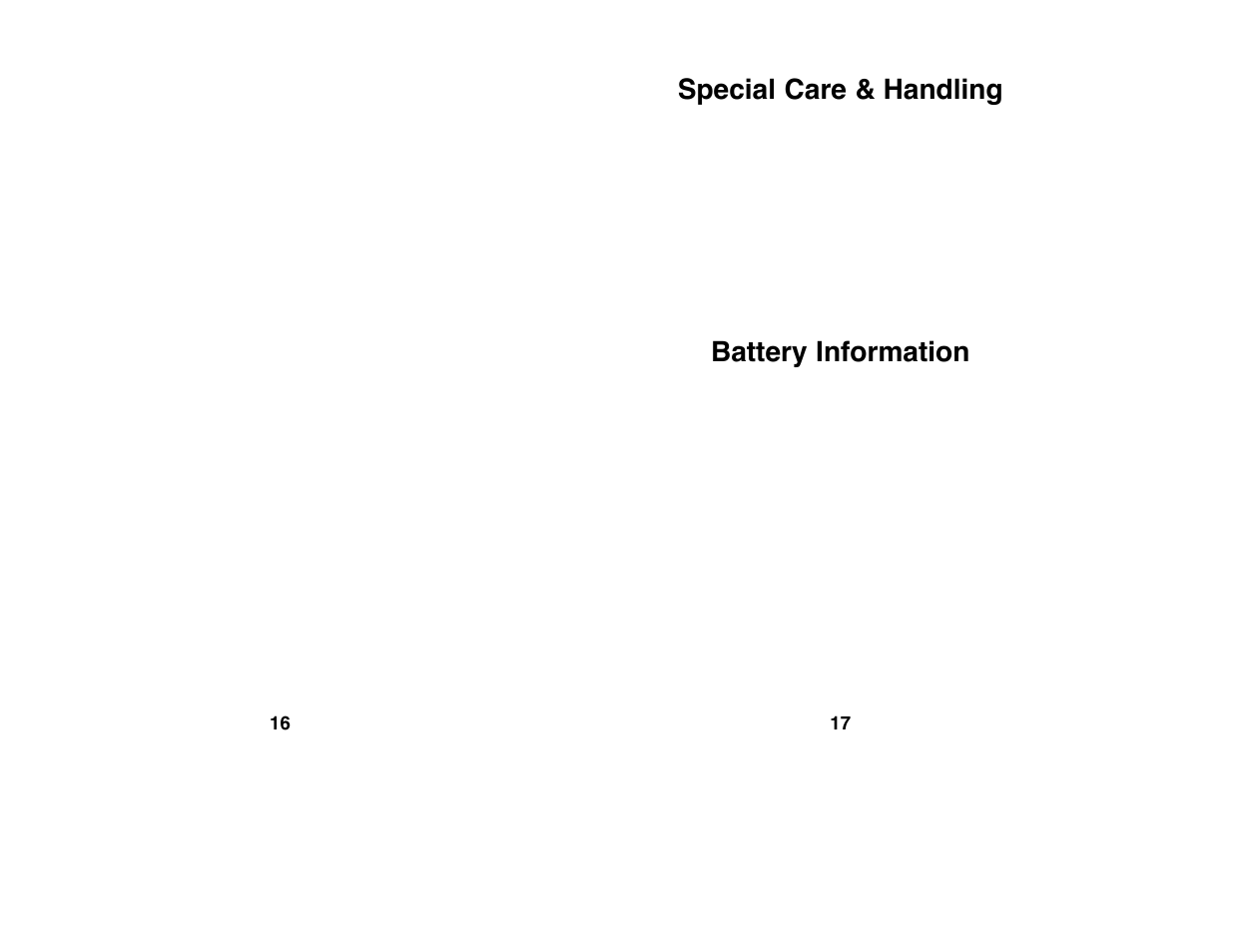 Special care & handling battery information | EXCALIBUR 184 iBlaster Music System User Manual | Page 9 / 11