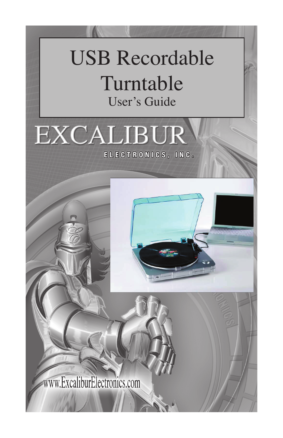 EXCALIBUR 491 SoundMaster Classic USB Turntable User Manual | 20 pages