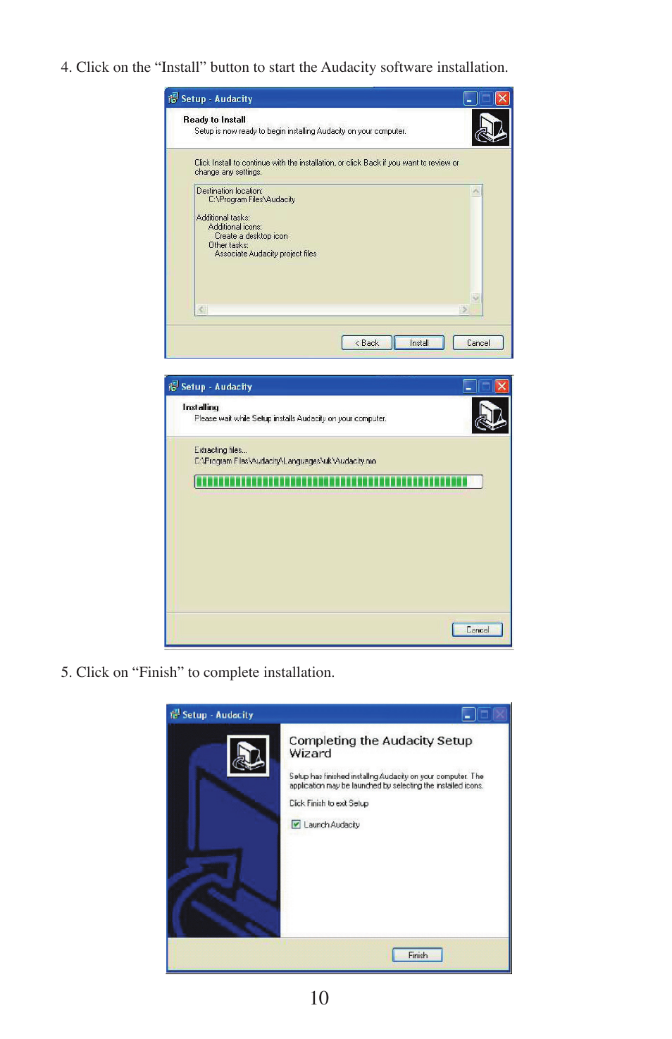 EXCALIBUR 491 SoundMaster Classic USB Turntable User Manual | Page 10 / 20