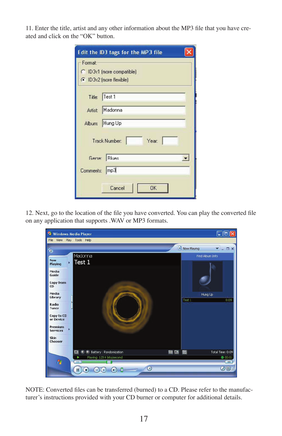 EXCALIBUR 491 SoundMaster Classic USB Turntable User Manual | Page 17 / 20