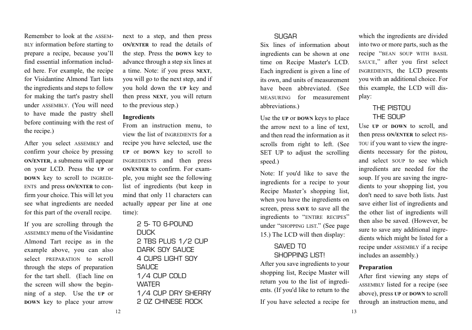 EXCALIBUR 457 The New York Times Recipe Master User Manual | Page 7 / 13