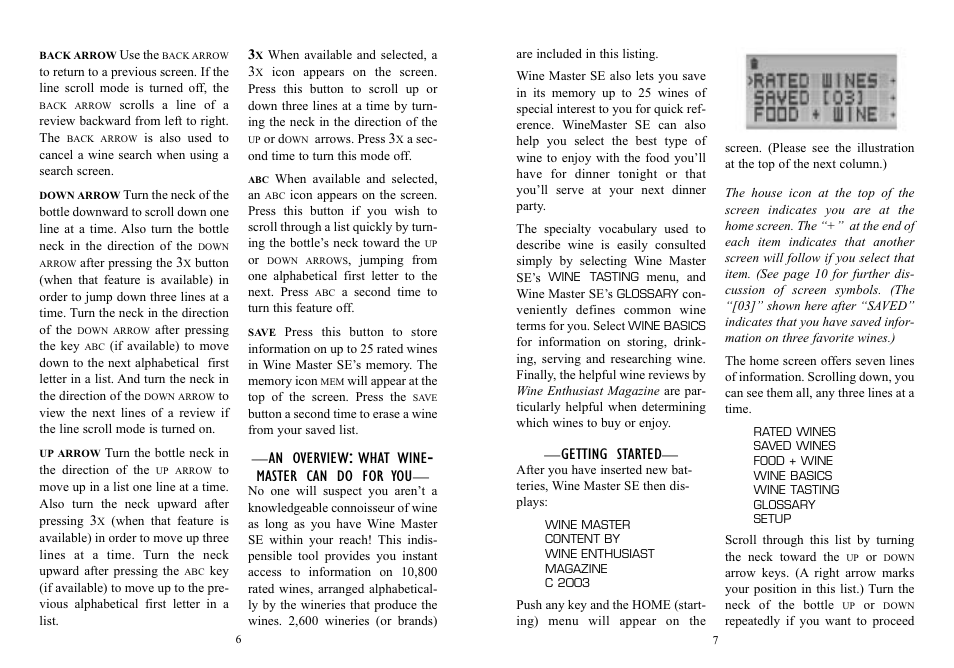 EXCALIBUR 415-SE04 Wine Master Special Edition User Manual | Page 4 / 11