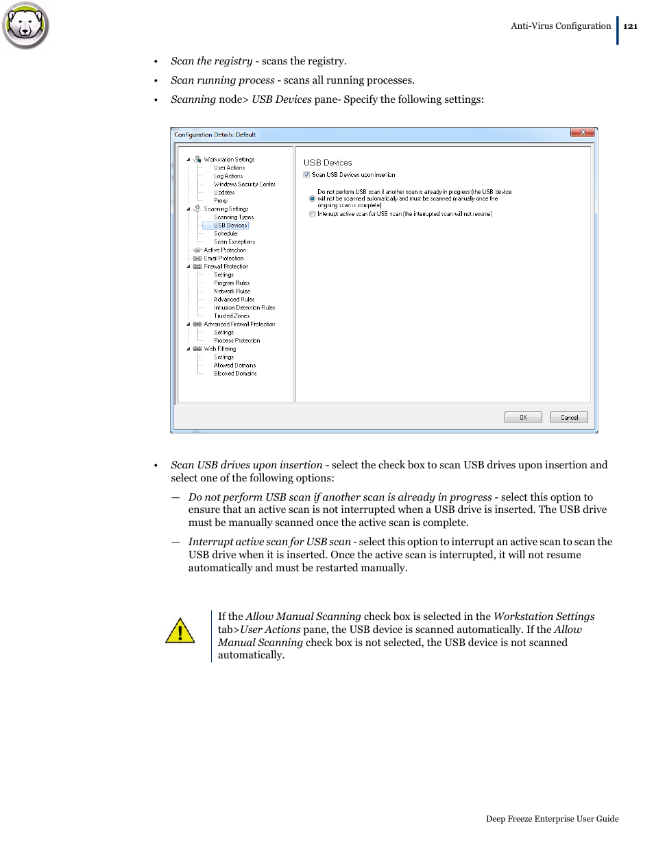 Faronics Deep Freeze Enterprise User Manual | Page 121 / 184