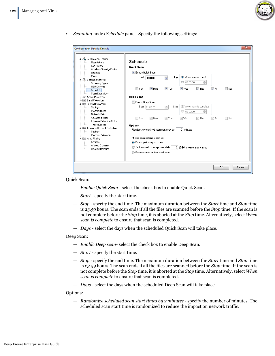 Faronics Deep Freeze Enterprise User Manual | Page 122 / 184