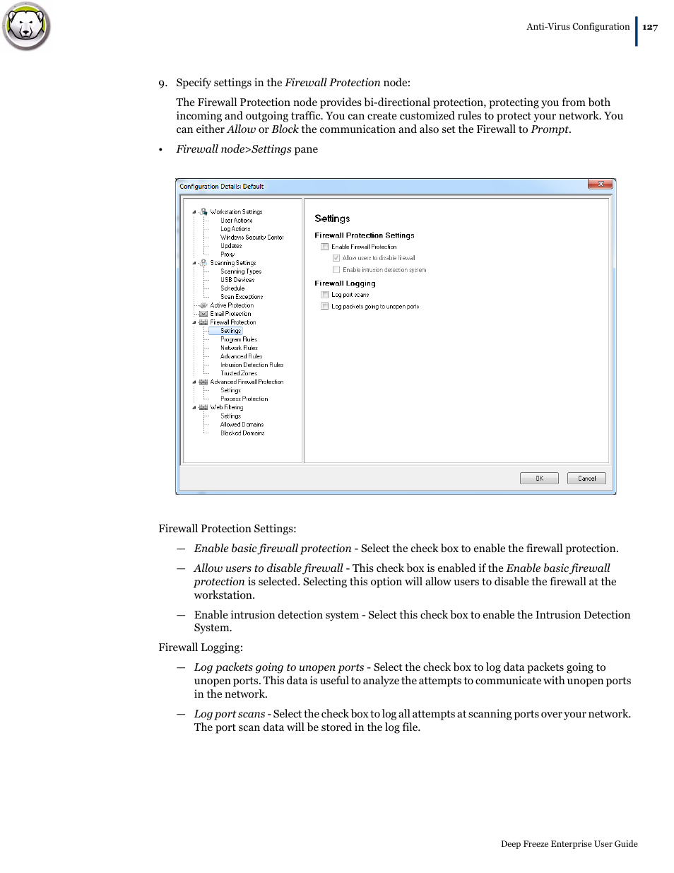 Faronics Deep Freeze Enterprise User Manual | Page 127 / 184