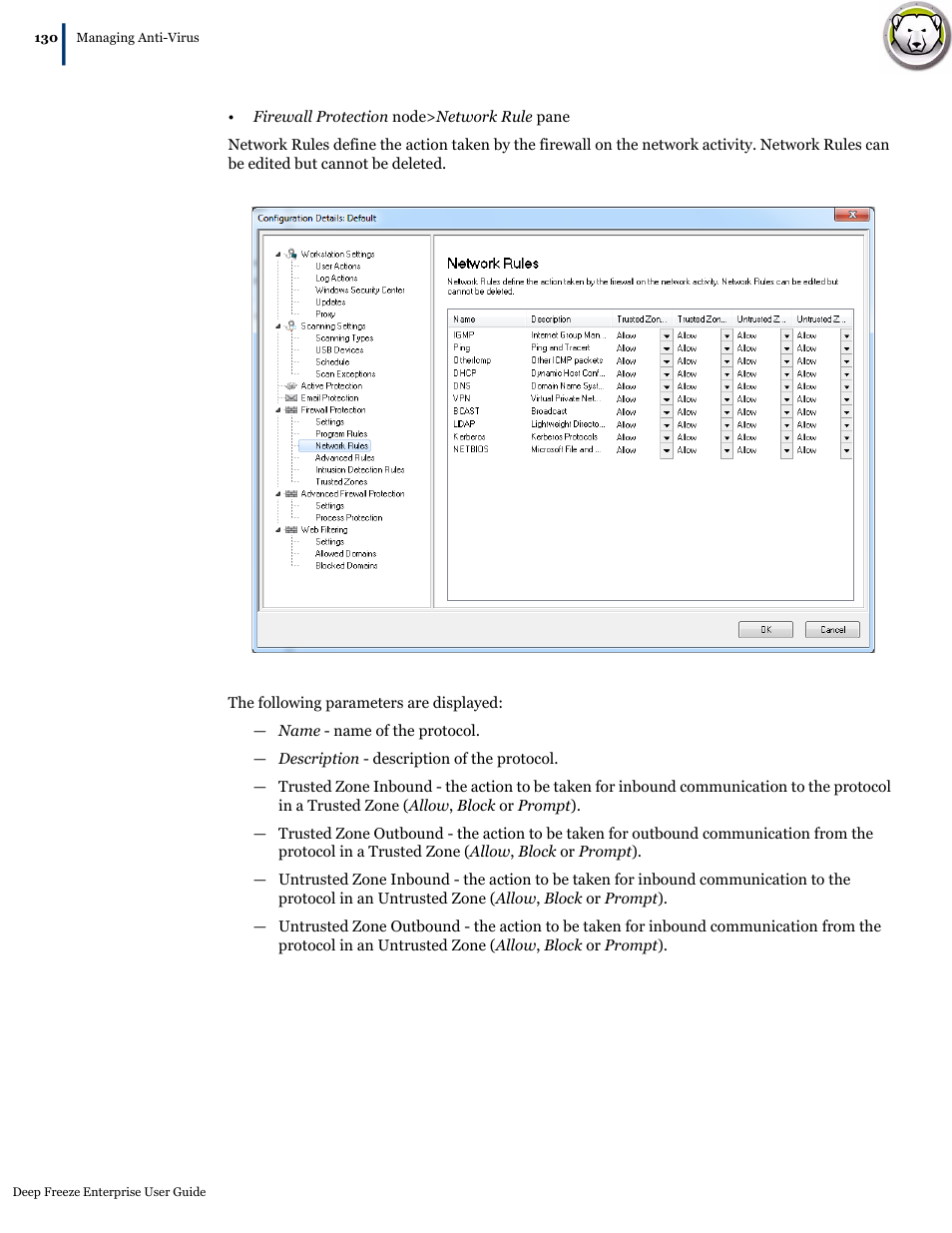 Faronics Deep Freeze Enterprise User Manual | Page 130 / 184