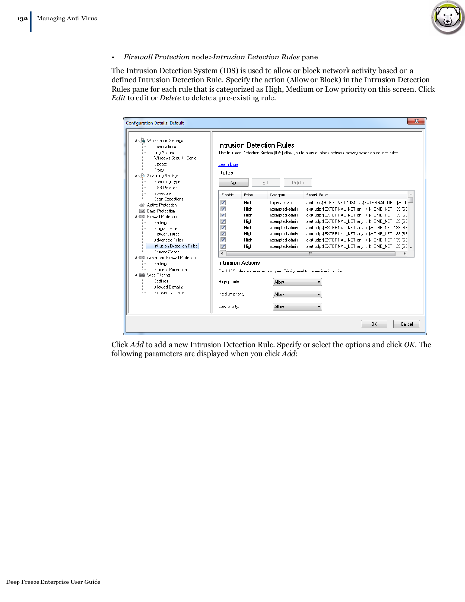 Faronics Deep Freeze Enterprise User Manual | Page 132 / 184