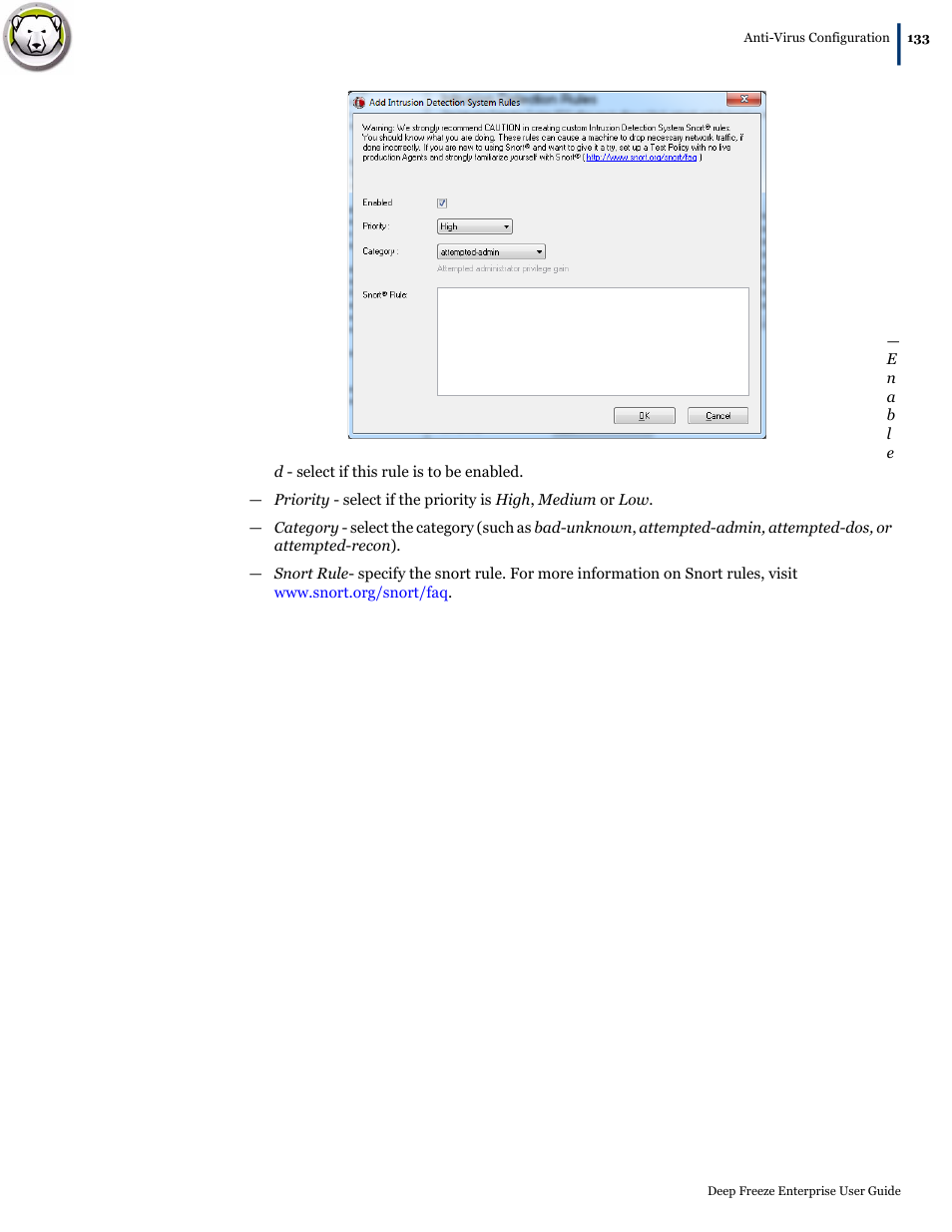 Faronics Deep Freeze Enterprise User Manual | Page 133 / 184